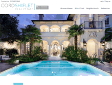 Tablet Screenshot of cordshomes.com